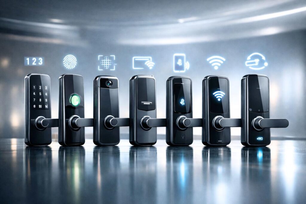 Common types of smart door locks