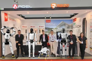 Humanoid robot at Archidex 2026